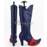 Little Witch Academia Lotte Yanson Deep Blue Shoes Cosplay Boots