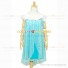 Princess Elsa Costume from Frozen Cosplay Blue Dress for Girls