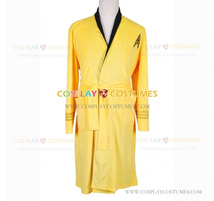 Star Trek TOS Cosplay Costume Yellow Bath Robe