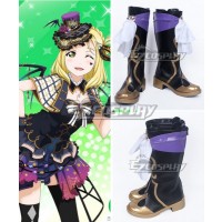 LoveLive!Sunshine!! Ohara Mari Black Shoes Cosplay Boots