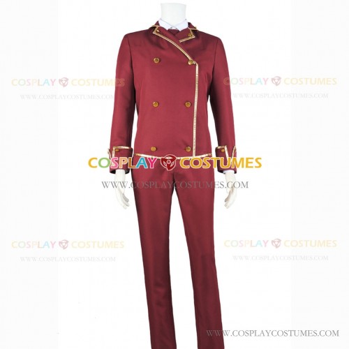 RWBY Cosplay Peter Port Costume Uniform Red Full Set
