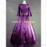 Gothic Punk Reenactment Clothing Theatrical Premium Quality Dress Violet