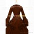 Southern Belle Retro Gothic Lolita Falbala Evening Ball Gown Brown Dress