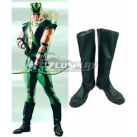 Marvel Green Arrow Comics Oliver Queen Green Shoes Cosplay Boots