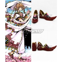 Tsubasa Reservoir Chronicle Sakura Red Cosplay Shoes