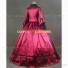 Antique Edwardian Gothic Theater Prom Wedding Dress Ball Gown Rose