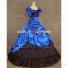 Southern Belle Alice in Wonderland Fancy Fairytale Dress Royal Blue