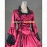 Antique Edwardian Gothic Theater Prom Wedding Dress Ball Gown Rose