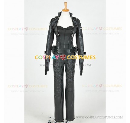 Black Canary Sara Lance Costume from Green Arrow Lady Halloween Cosplay Outfit