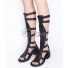 DC Wonder Woman Diana Prince Black Shoes Cosplay Boots