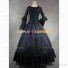 Black Victorian Style Gothic Lolita Stage Costume Punk Reenactment Clothing Black