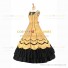 Romantic Southern Belle Marie Antoinette Theater Steampunk Ball Gown Yellow Dress