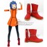 Fairy Tail Levy Mcgarden Red Shoes Cosplay Boots