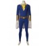 Shazam Captain Marvel Billy Batson Blue Cosplay Costume