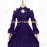 Marie Antoinette Reenactment Lolita Purple Ruffle Evening Ball Gown Dress