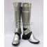 Fate Stay Night Saber Silver Shoes Cosplay Boots