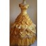 Beauty And The Beast Princess Belle Dress Cosplay Costume D