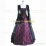 Gothic Renaissance Court Regal Queen Lady Gown Jacquard Dress Mauve