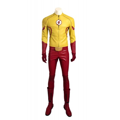 The Flash Season 3 Wally West Kid Flash Cosplay Costume