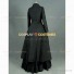 Victorian Style Edwardian Punk Dress + Coat Black