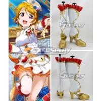 Love Live Hanayo Koizumi White Shoes Cosplay Boots