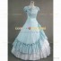 Alice in Wonderland Tiered Fancy Dress Lady Sweet Love Lolita Gown Baby Blue