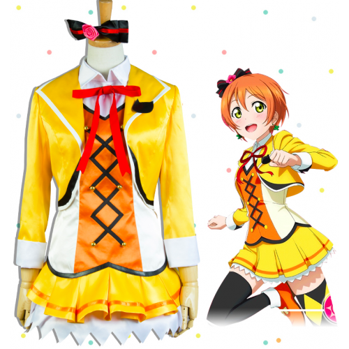 Love Live The School Idol Movie Sunny Day Song Rin Hoshizora Cosplay Costume