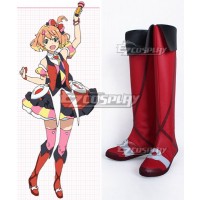 Macross Delta Macross Δ Freyja Wion Red Shoes Cosplay Boots