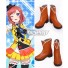 Love Live! Lovelive! School Idol Festival Sunny Day Song Maki Nishikino Orange Shoes Cosplay Boots