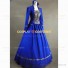 Classical Gothic Lolita Dress Vintage Brocaded TheatrerBall Gown Dress Blue