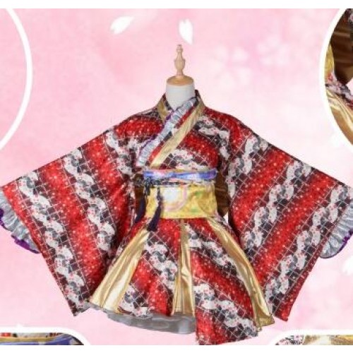 Love Live Kaguya No Shiro De Odoritai Maki Nishikino Kimono Cosplay Costume