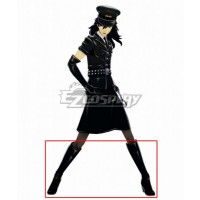 Persona 5: Dancing Star Night Joker Protagonist Akira Kurusu Ren Amamiya Female Punishment Cop Black Shoes Cosplay Boots