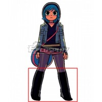 Scott Pilgrim vs. the World Ramona Flowers Black Shoes Cosplay Boots