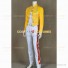 Queen Band Costume Lead Vocals Freddie Mercury Cosplay Yellow Set