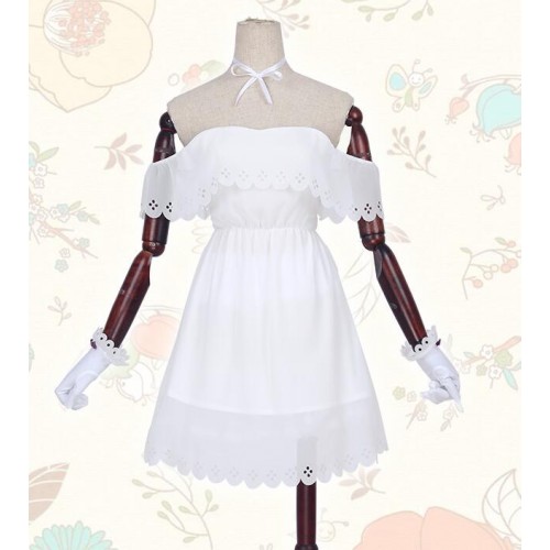 Fate Grand Order Mash Kyrielight Dress Cosplay Costume