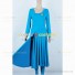 Commander Deanna Troi Costume for Star Trek Cosplay Blue Dress