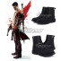 DmC Devil May Cry 5 Dante Black Cosplay Shoes