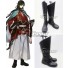 Katsugeki Touken Ranbu Izuminokami Kanesada Black Shoes Cosplay Boots