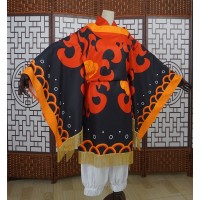 Demon Slayer: Kimetsu No Yaiba Hinokami Kagura Kimono Cosplay Costume