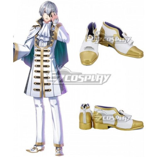 Yume 100 Sleeping Princes & The Kingdom Of Dreams Girbert Golden White Cosplay Shoes