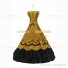 Romantic Southern Belle Marie Antoinette Theater Steampunk Ball Gown Yellow Dress