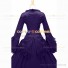 Southern Belle Retro Gothic Lolita Falbala Evening Ball Gown Purple Dress