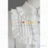 Ladies Lolita Blouse Victorian Style White Fancy Pleated Turndown Collar Blouse