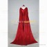 Once Upon a Time in Wonderland Cosplay Anastasia Red Queen Costume Dress