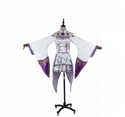 Emilia Costume for Re Life in a different world from zero Cosplay