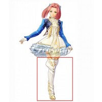 Tales of Berseria Eleanor Hume Golden White Shoes Cosplay Boots