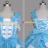 Sleeveless Sweet Love Lolita Dress Ruffle Tiered Bow Dress Blue