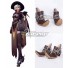 Overwatch OW Mercy Angela Ziegler All Saints’Day Witch Brown Shoes Cosplay Boots