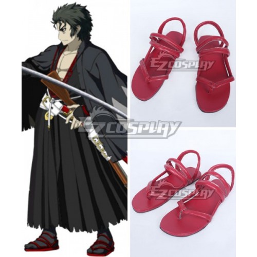 Fate Grand Order Hijikata Toshizou Red Cosplay Shoes