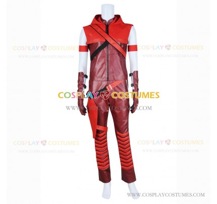 Green Arrow Cosplay Red Arrow Roy Harper Speedy Costume Leather